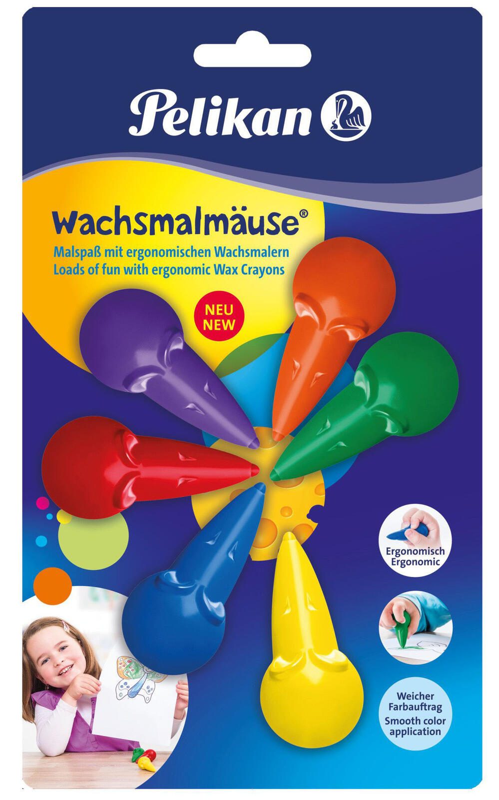 Pelikan Wachsmalstifte 6St.
