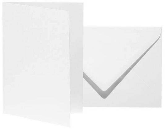 artoz Faltkarten mit Briefumschlägen DIN B6 weiß