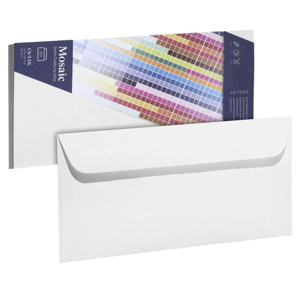 artoz Briefumschläge DIN lang ohne Fenster haftklebend