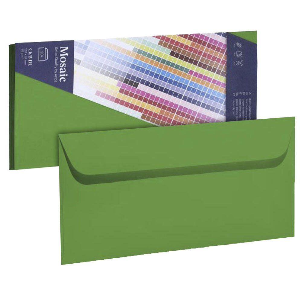 artoz Briefumschläge DIN lang ohne Fenster haftklebend