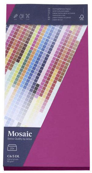 artoz Briefumschläge DIN lang ohne Fenster haftklebend