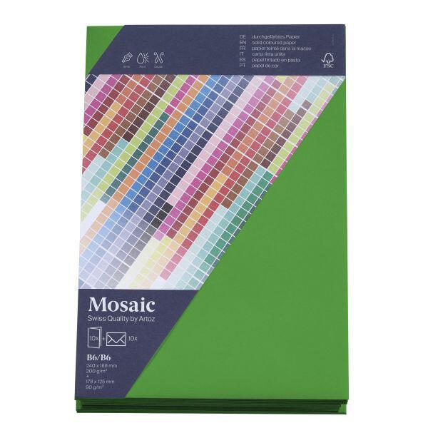 artoz Faltkarten mit Briefumschlägen DIN B6 apfelgrün