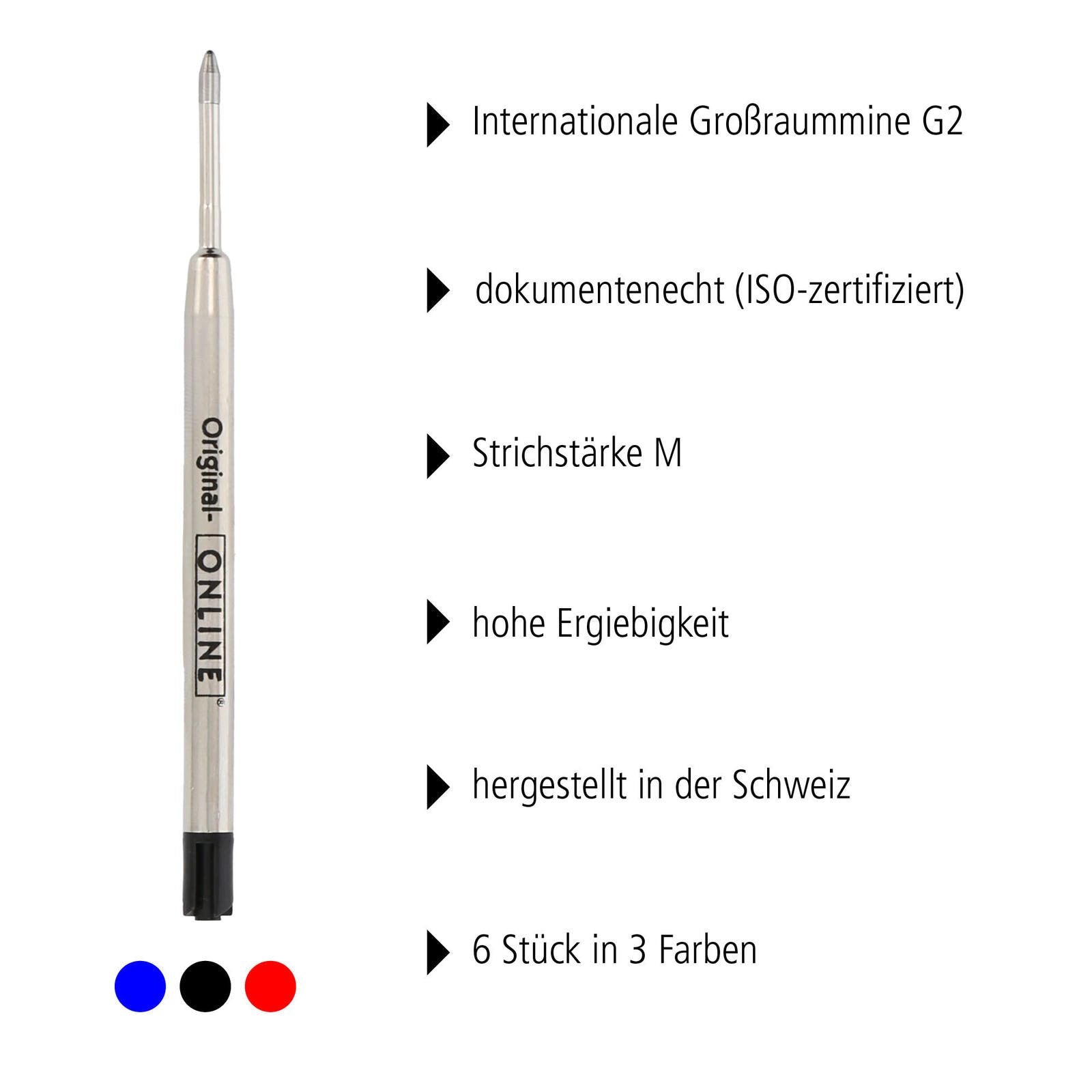 ONLINE® Kugelschreiberminen Mehrfarbig