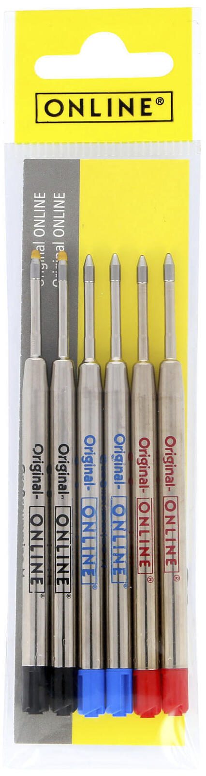 ONLINE® Kugelschreiberminen Mehrfarbig