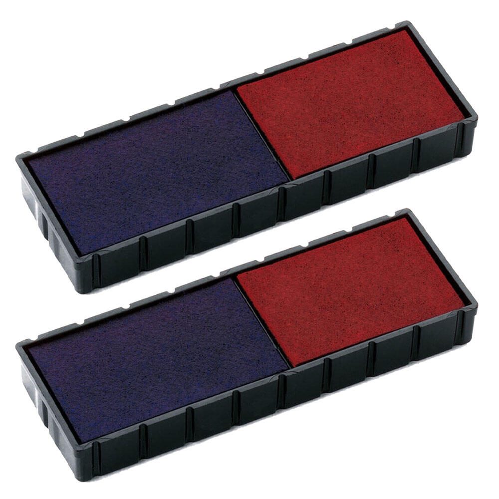 COLOP Ersatzstempelkissen 5,5 x 0,8 cm blau/rot