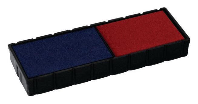 COLOP Ersatzstempelkissen 5,5 x 0,8 cm blau/rot