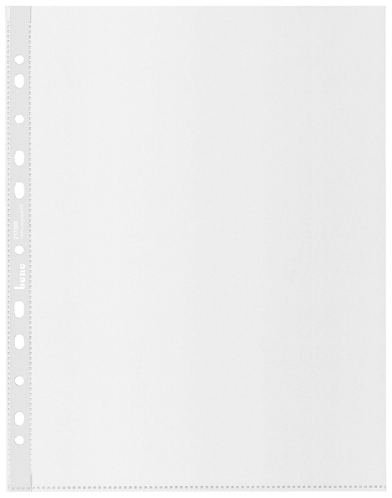 bene Prospekthüllen DIN A4 0.1 mm transparent