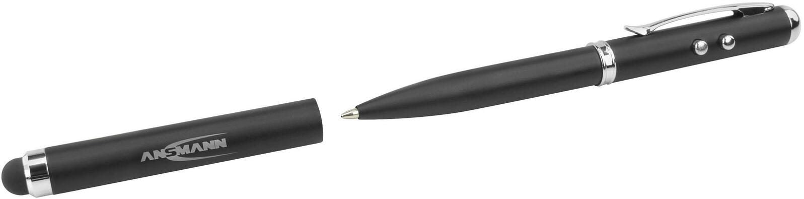 ANSMANN Eingabestift 4in1 Stylus Touch schwarz