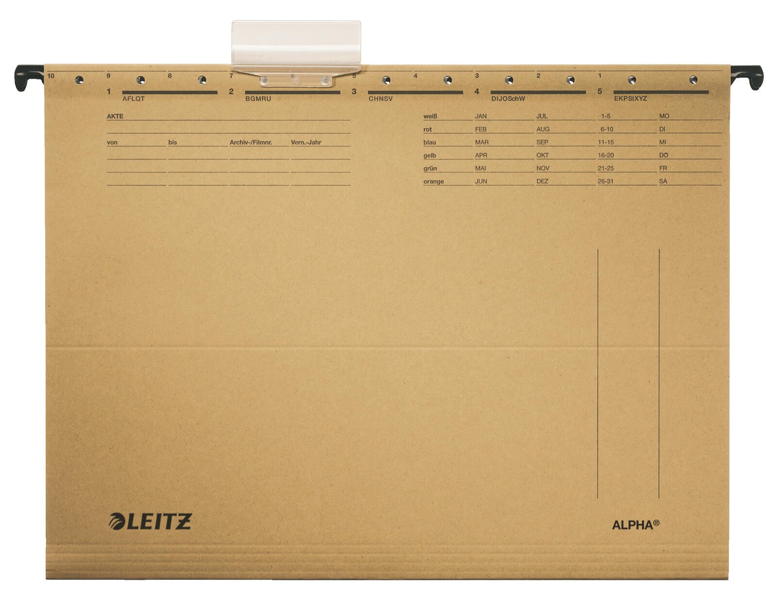 LEITZ ALPHA® 1915 Hängemappen naturbraun