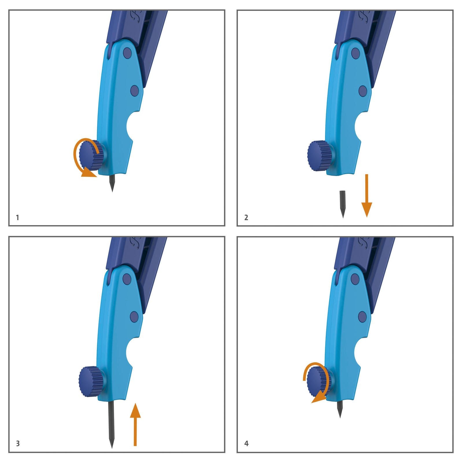 Pelikan Zirkel Griffix blau
