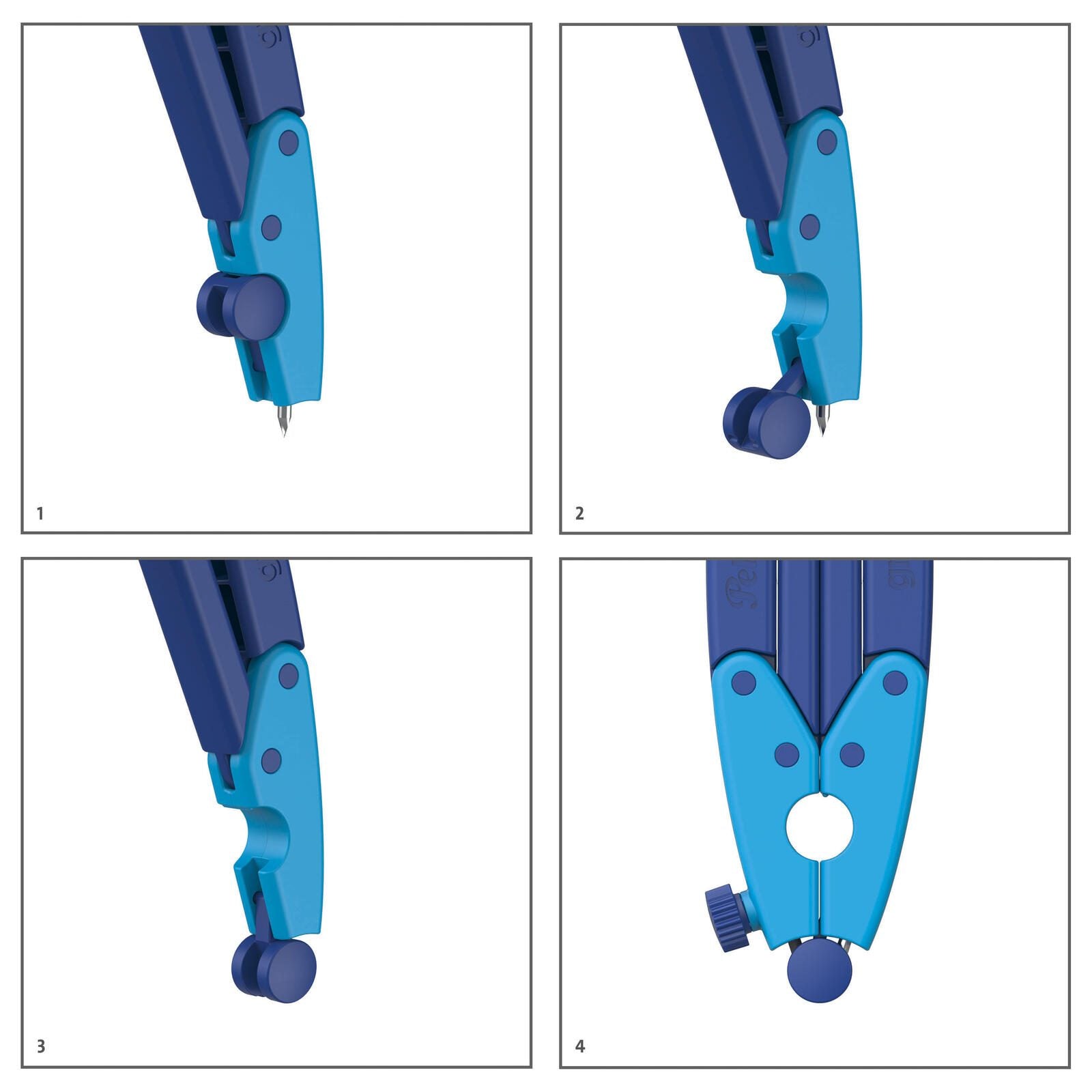 Pelikan Zirkel Griffix blau