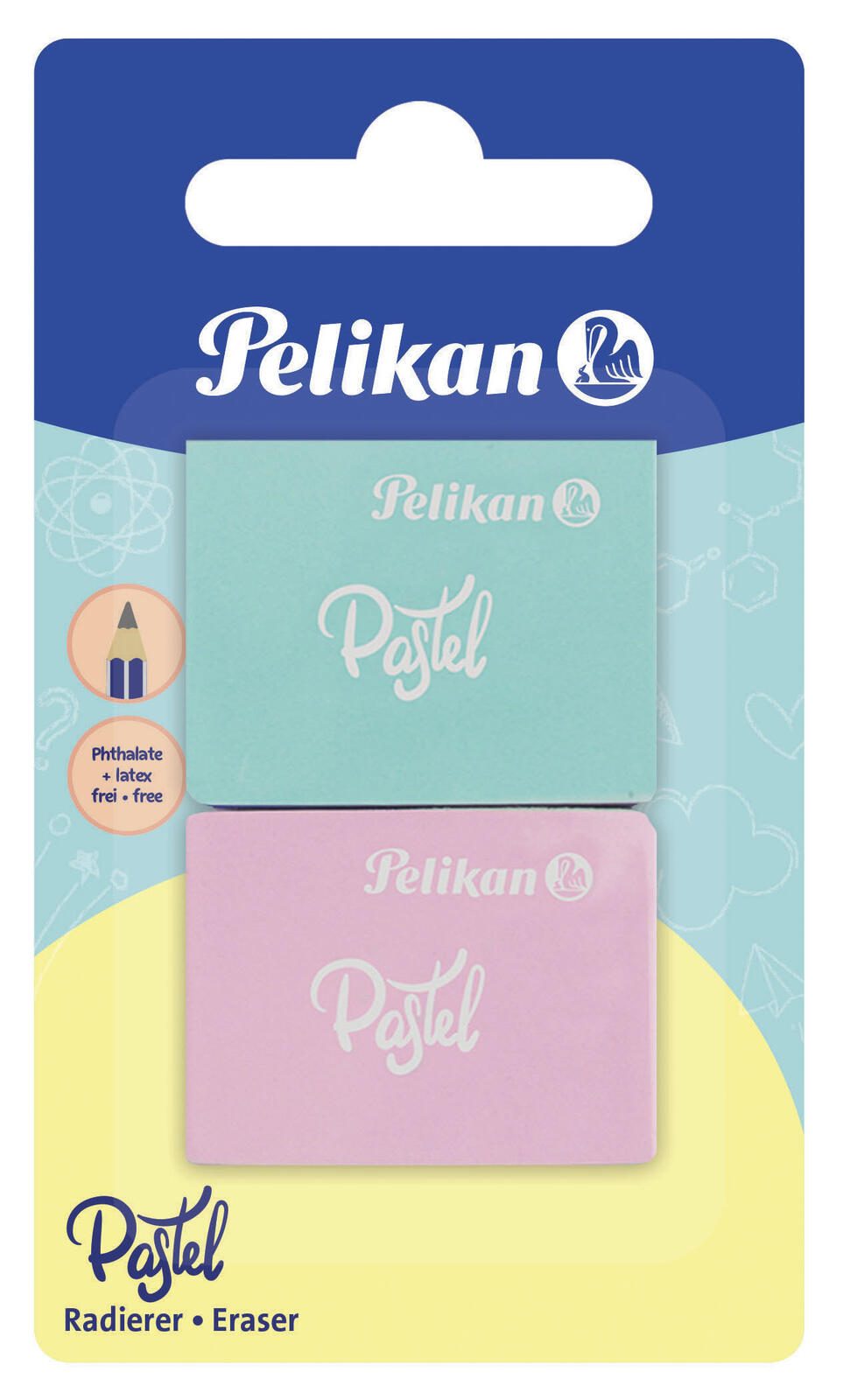 Pelikan Radiergummis farbsortiert
