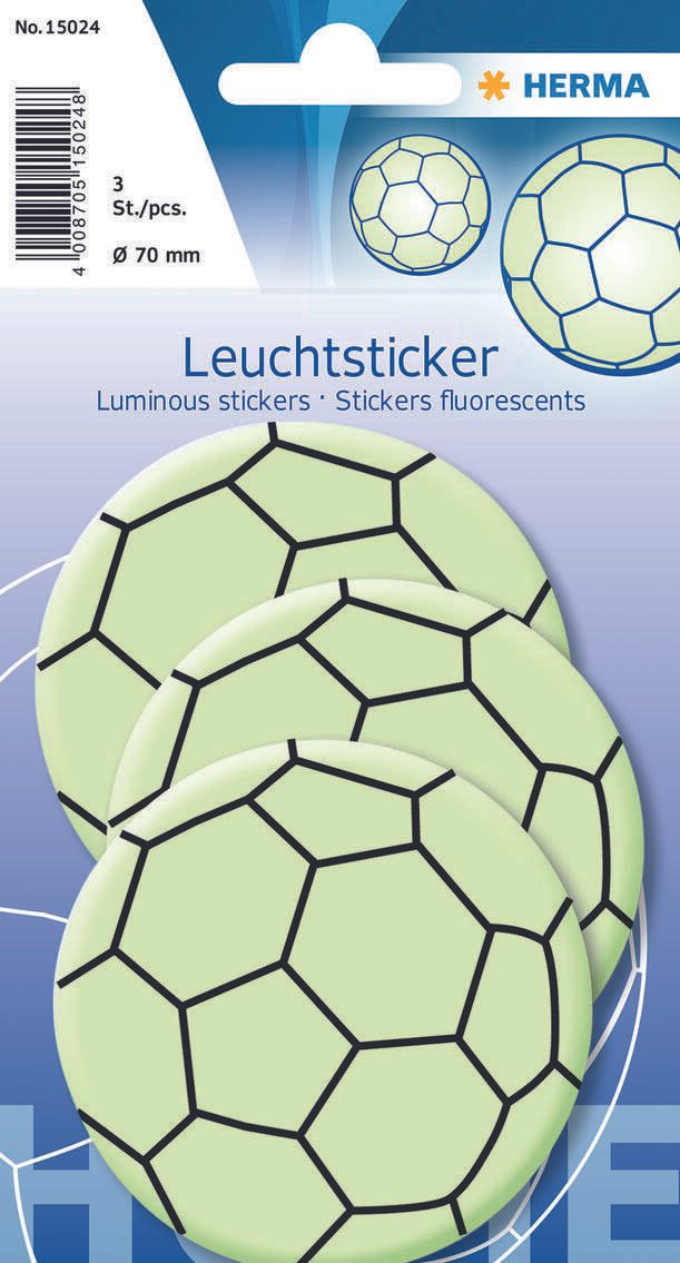 HERMA Leuchtaufkleber Ball