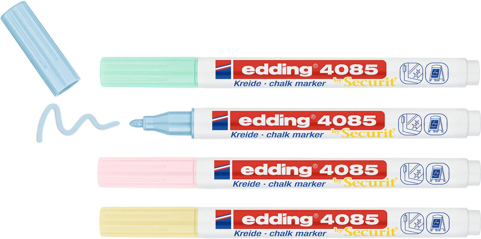 edding 4085 Kreidemarker 1.0 - 2.0 mm Mehrfarbig