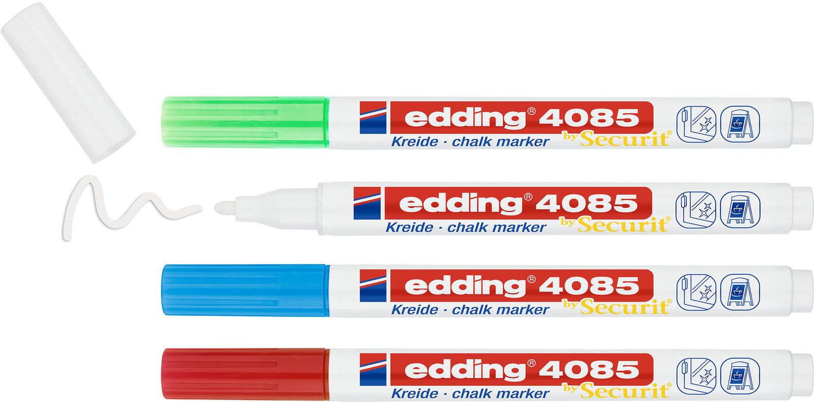 edding Kreidemarker 1.0 - 2.0 mm Mehrfarbig