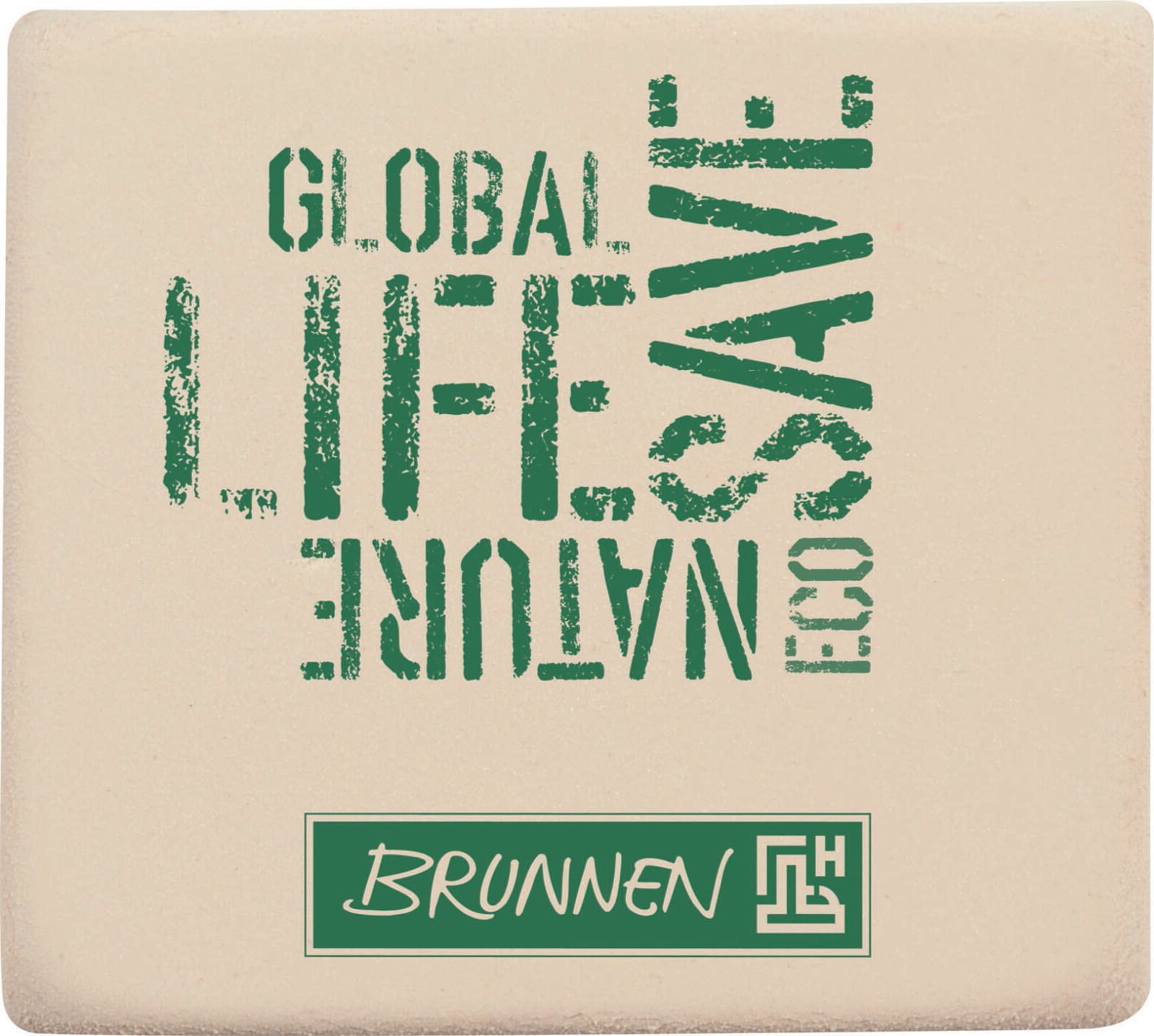 BRUNNEN Radiergummi weiß