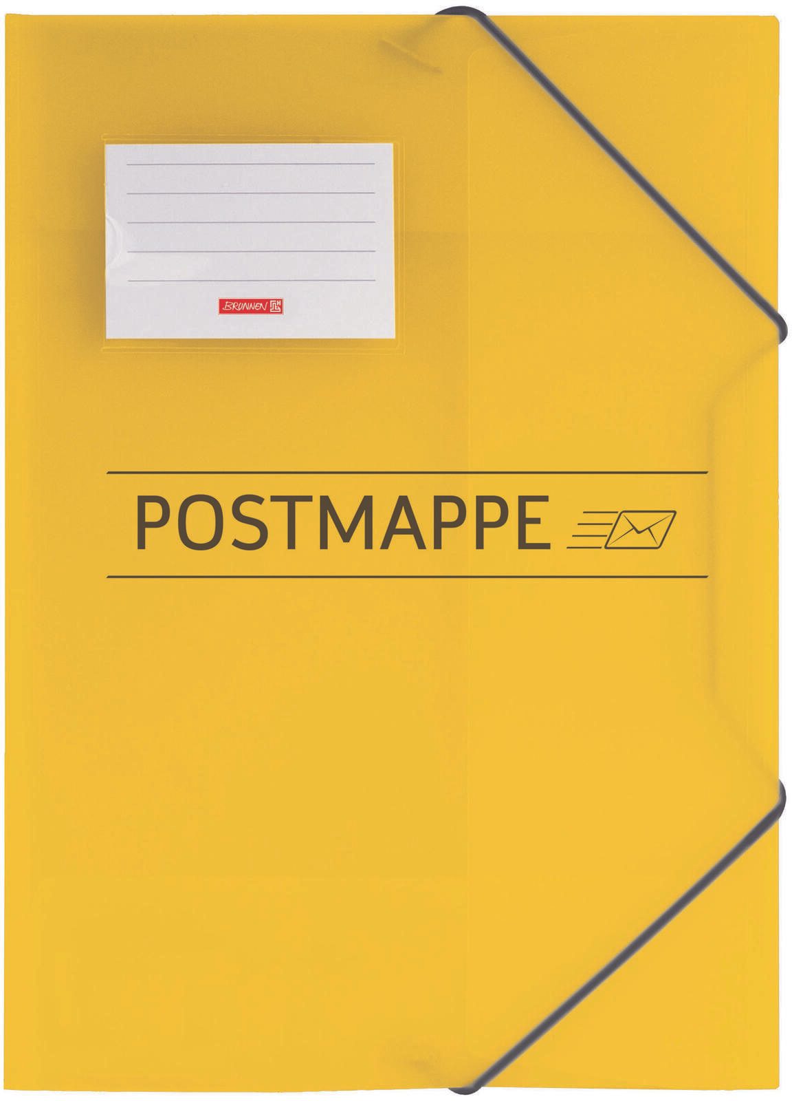BRUNNEN Eckspanner Postmappe DIN A4 gelb