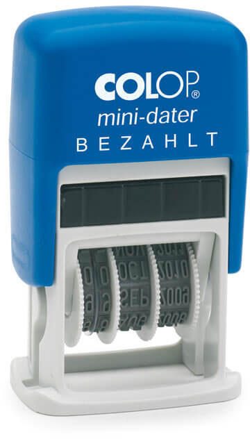 COLOP Datumstempel mit Text S160/L 'BEZAHLT'