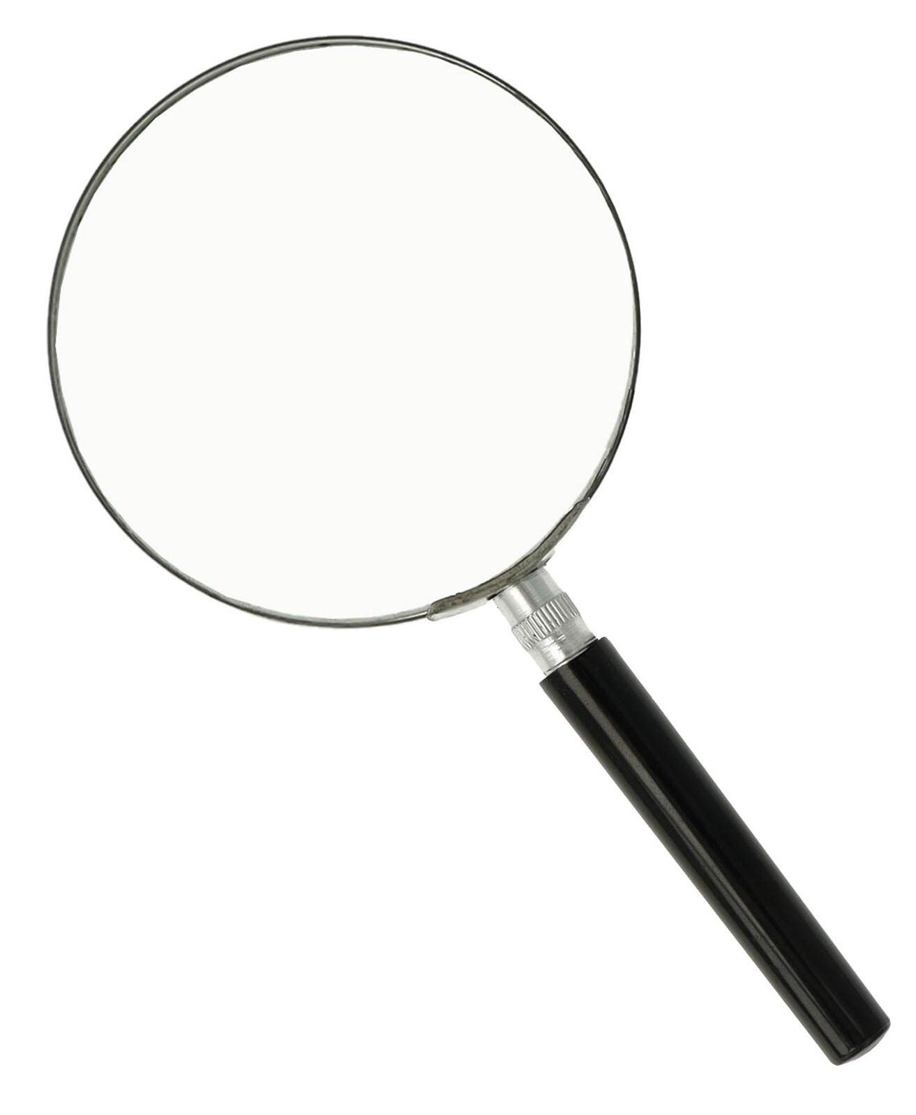 WESTCOTT Lupe schwarz 2-fach, Ø 90 mm