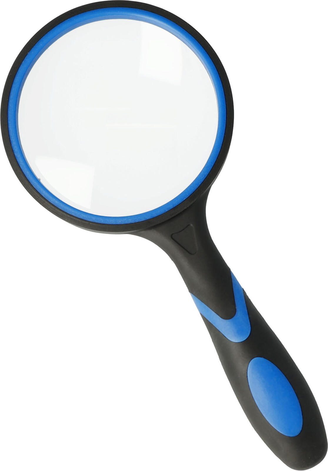 WESTCOTT Lupe schwarz/blau 3-fach, Ø 100 mm