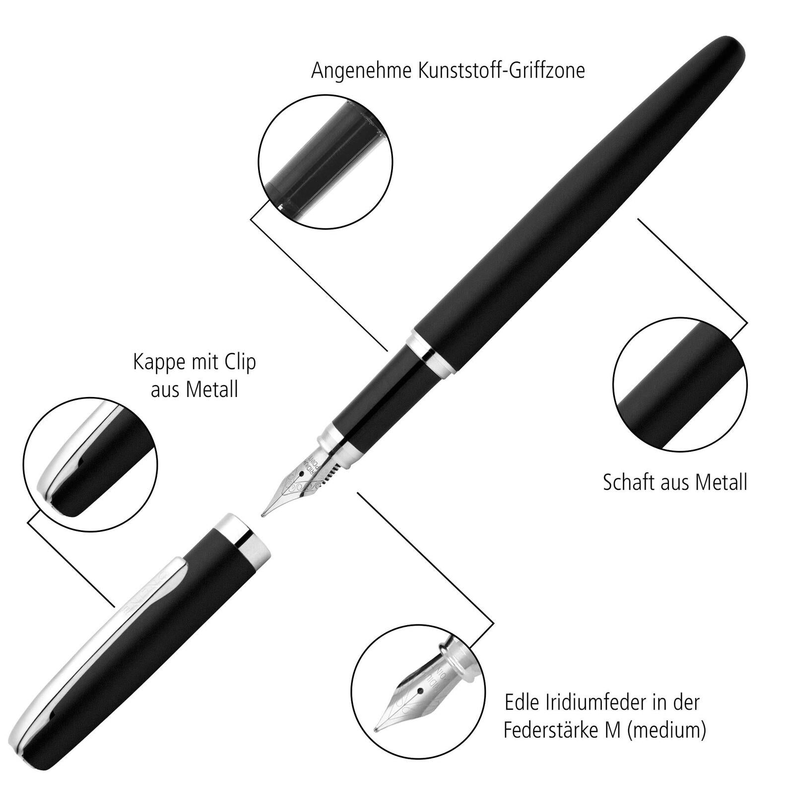 ONLINE® Patronenfüller schwarz