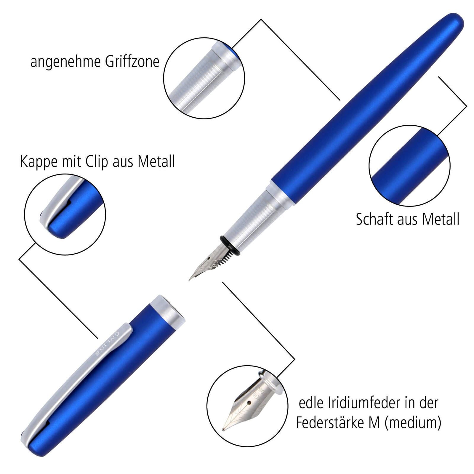 ONLINE® Patronenfüller blau
