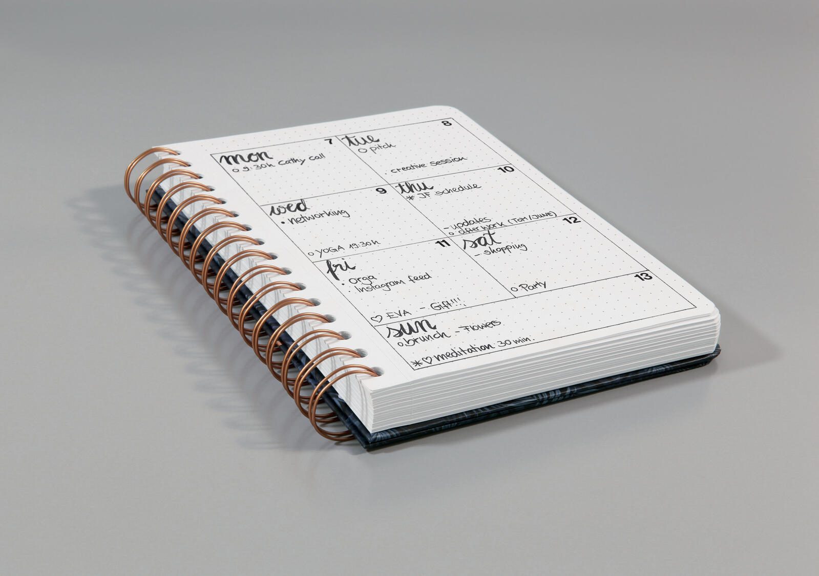 SIGEL Notizbuch ca. DIN A5 punktraster schwarz/creme