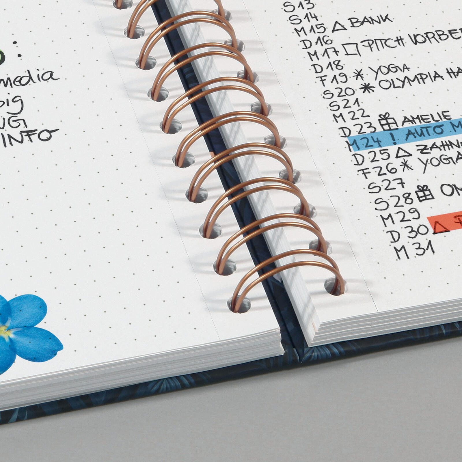 SIGEL Notizbuch ca. DIN A5 punktraster, 120 Seiten
