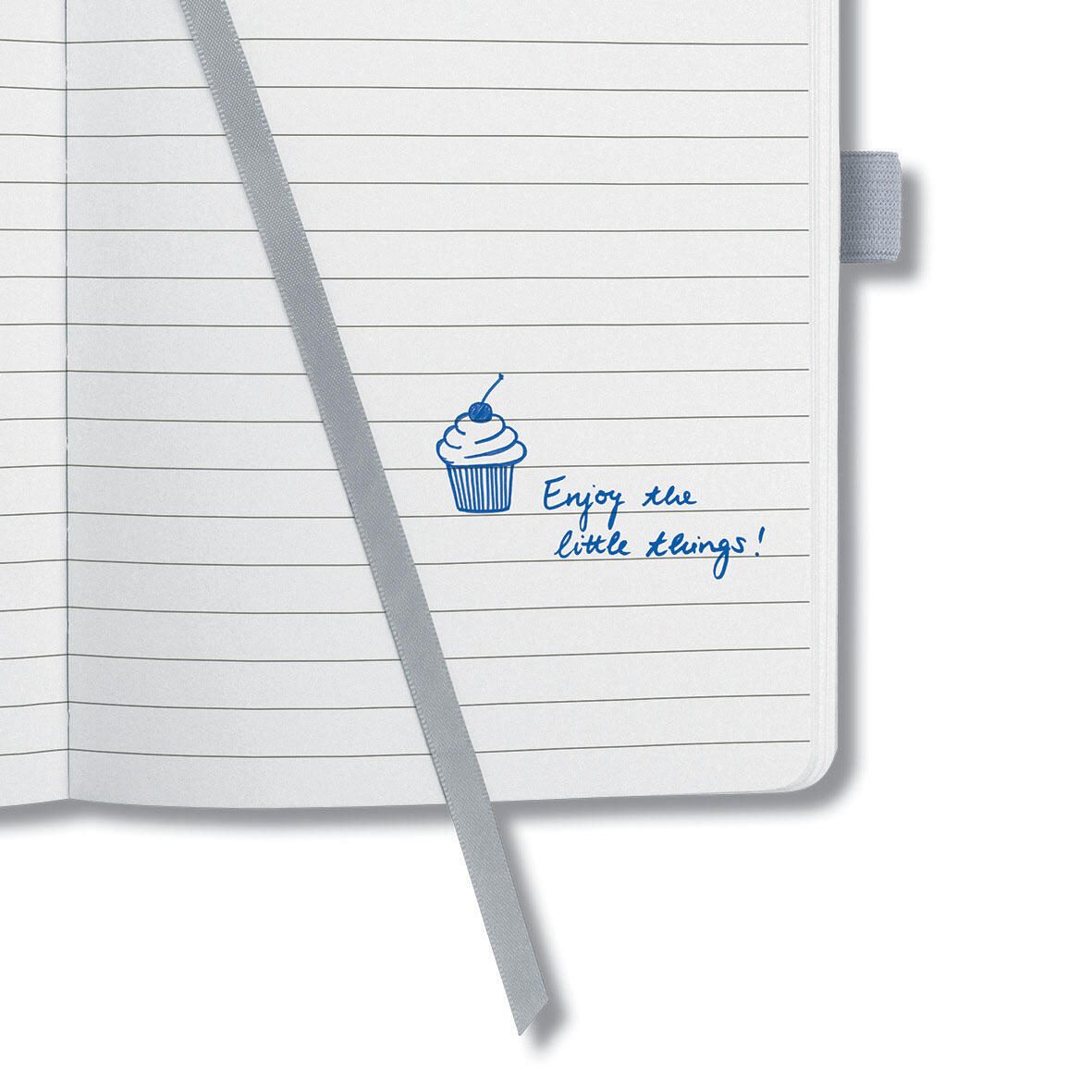 SIGEL Notizbuch ca. DIN A5 liniert, 174 Seiten