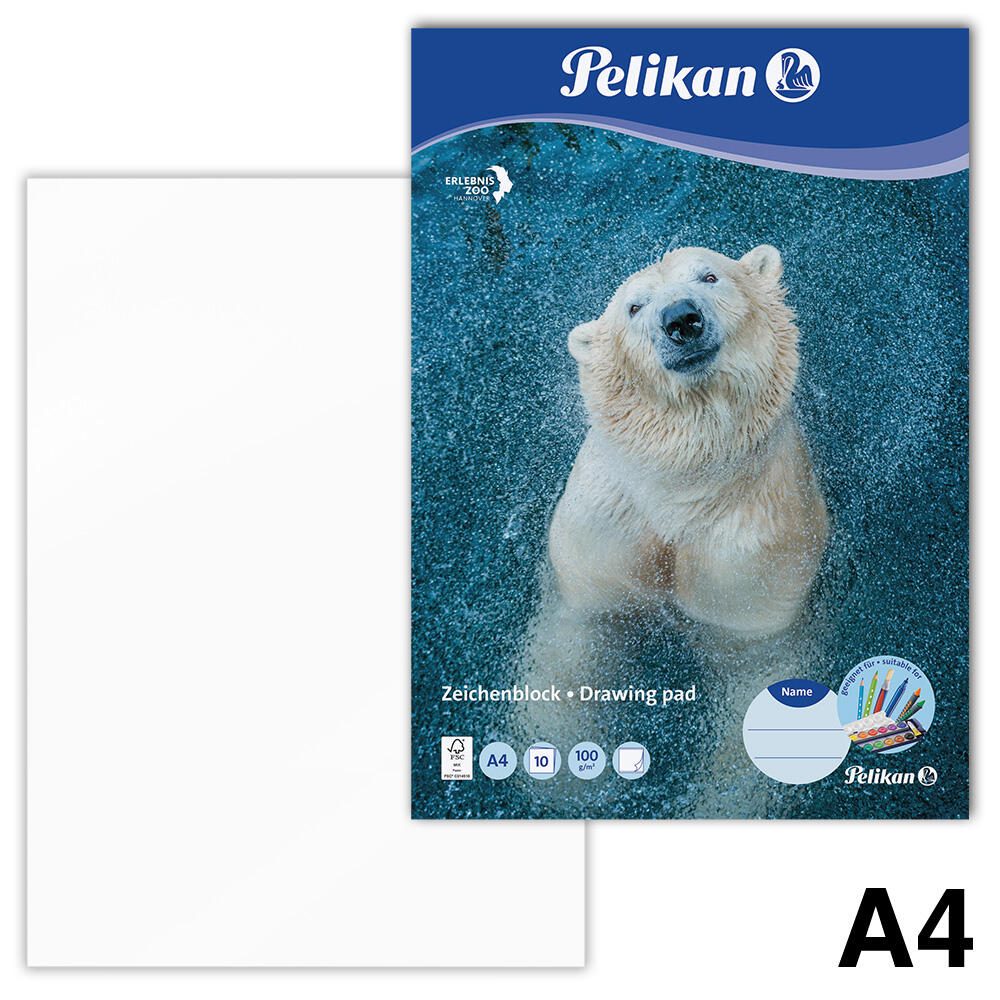 Pelikan Zeichenblock DIN A4 10 Blatt