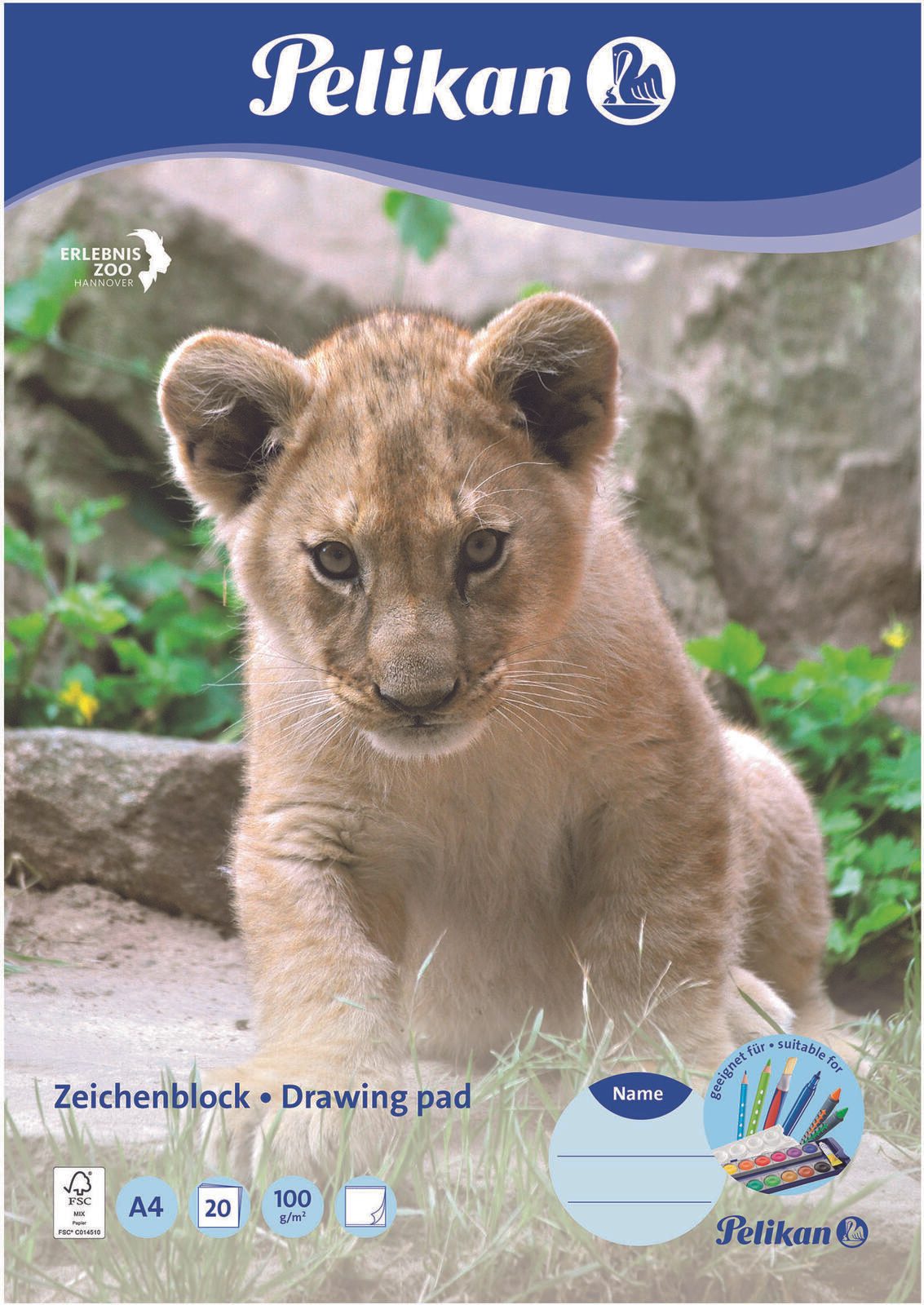 Pelikan Zeichenblock DIN A4 20 Blatt