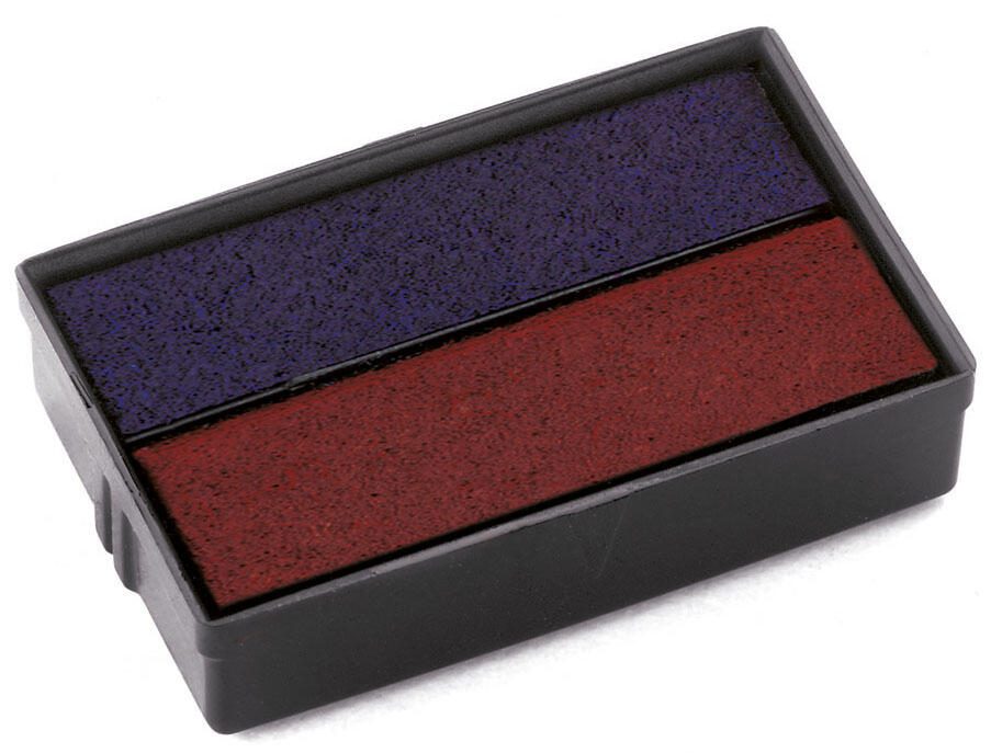 COLOP Ersatzstempelkissen 2,9 x 1,8 cm blau/rot