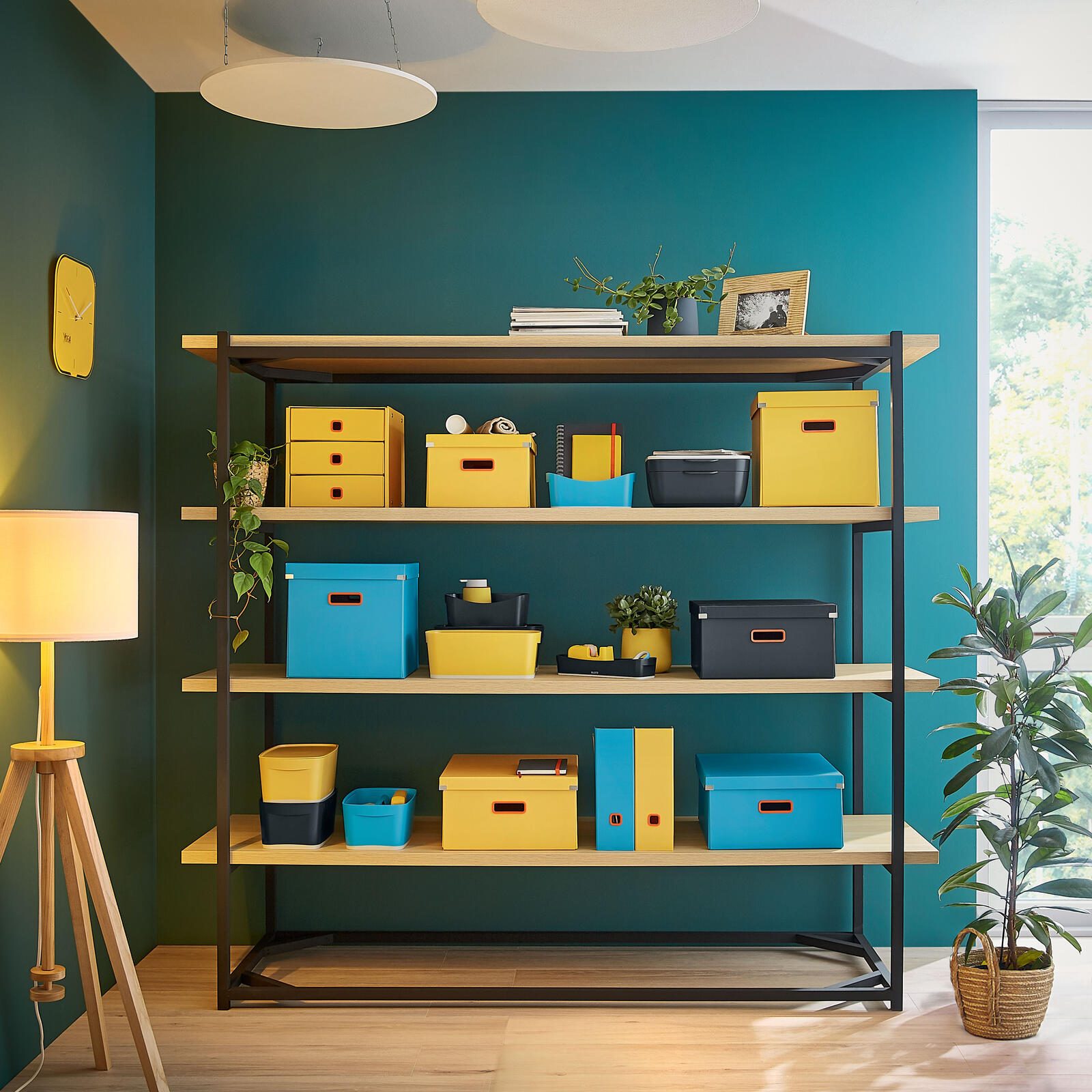 LEITZ Aufbewahrungsbox Click&Store 32,5 l - 32,0 x 36,0 x 31,0 cm grau