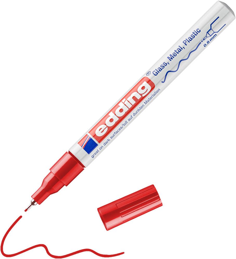 edding E780 Lackmarker 0.8 mm Rot