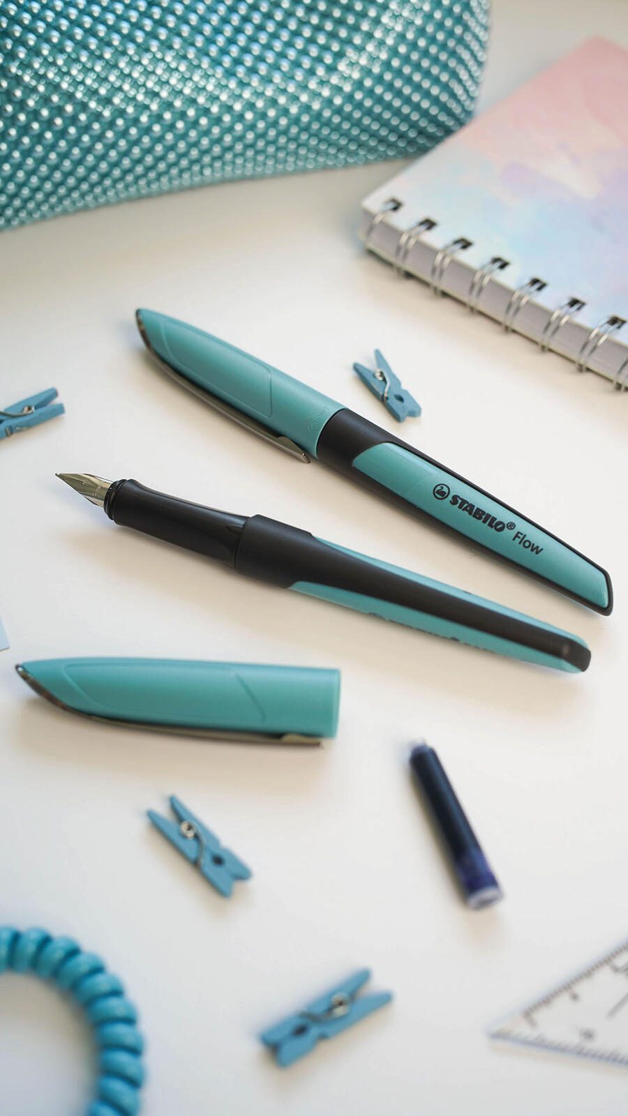 STABILO Patronenfüller blau