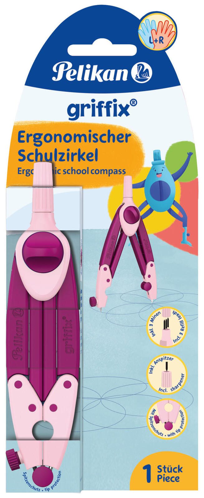 Pelikan Zirkel violett