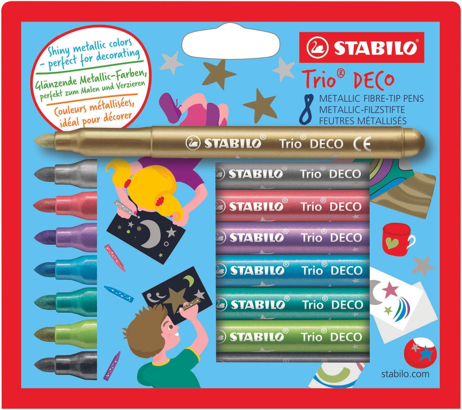 STABILO Filzstifte Mehrfarbig 3.0 mm