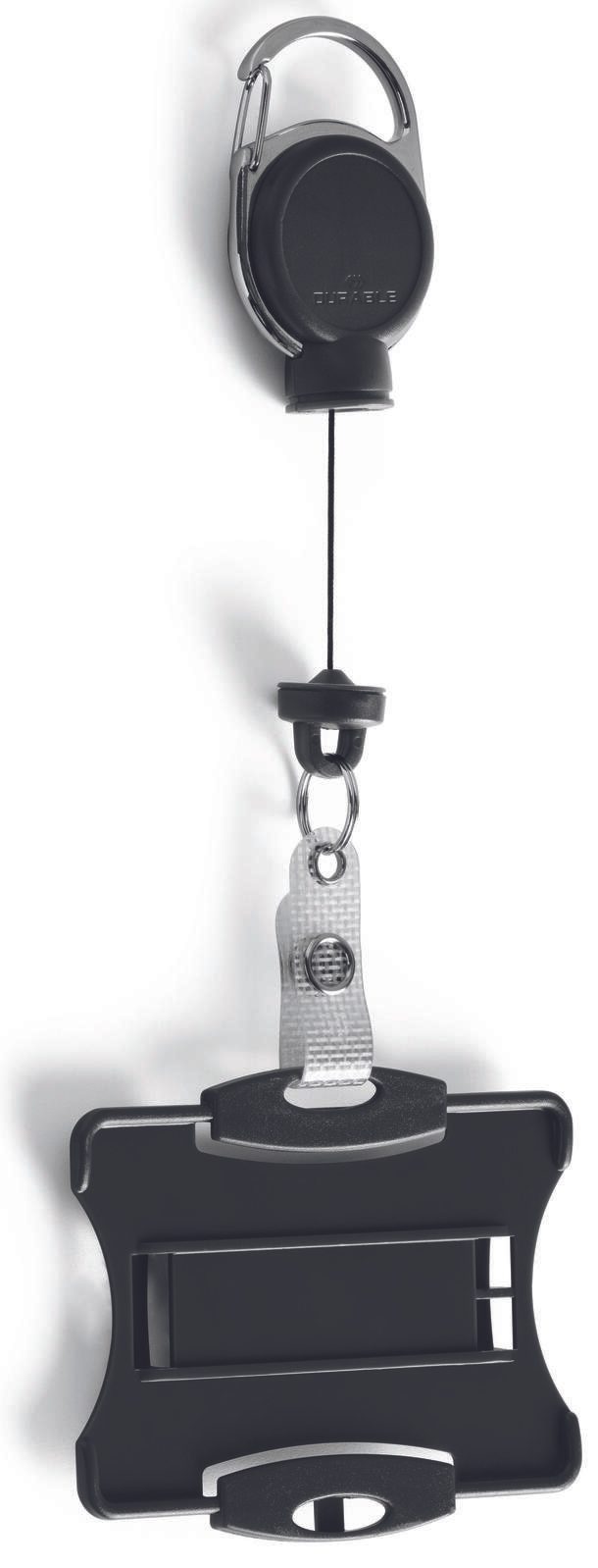 DURABLE Ausweishalter schwarz