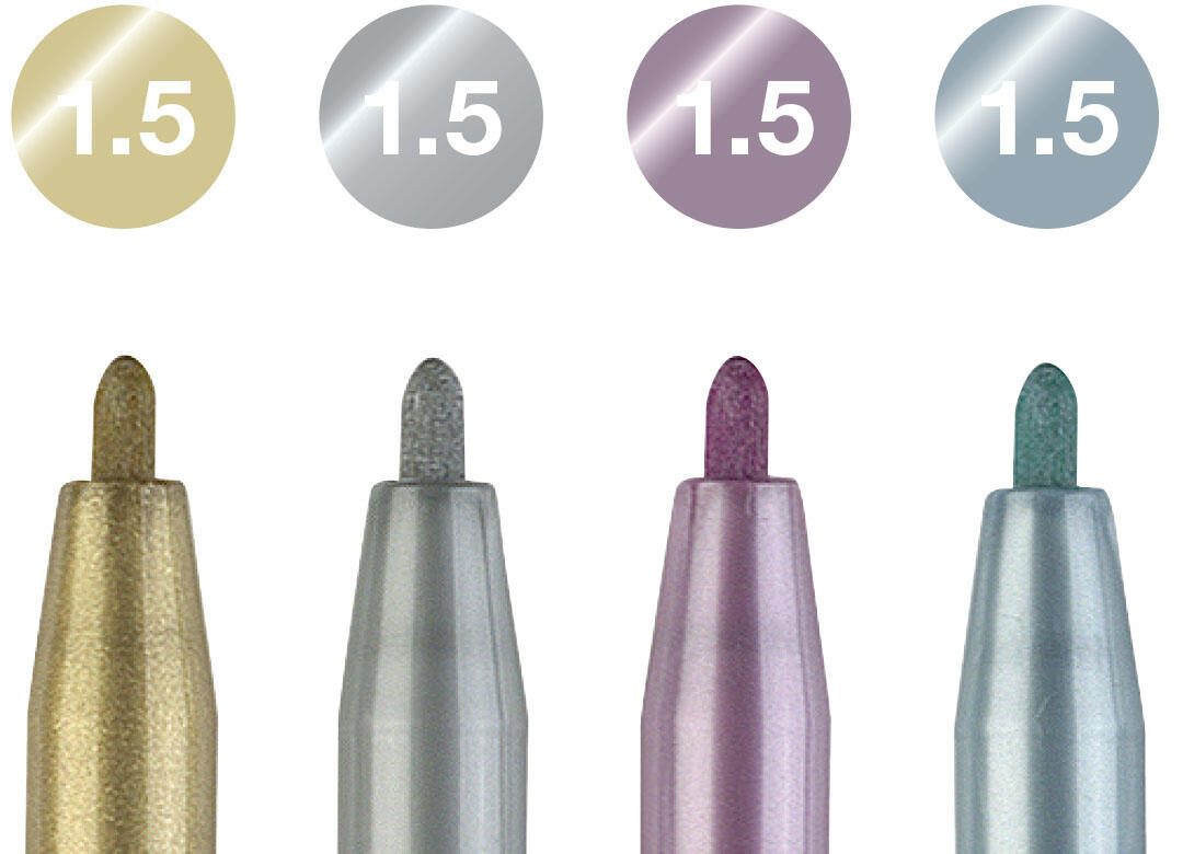 FABER-CASTELL Pitt Artist Pen Lackmarker 1.5 mm Mehrfarbig