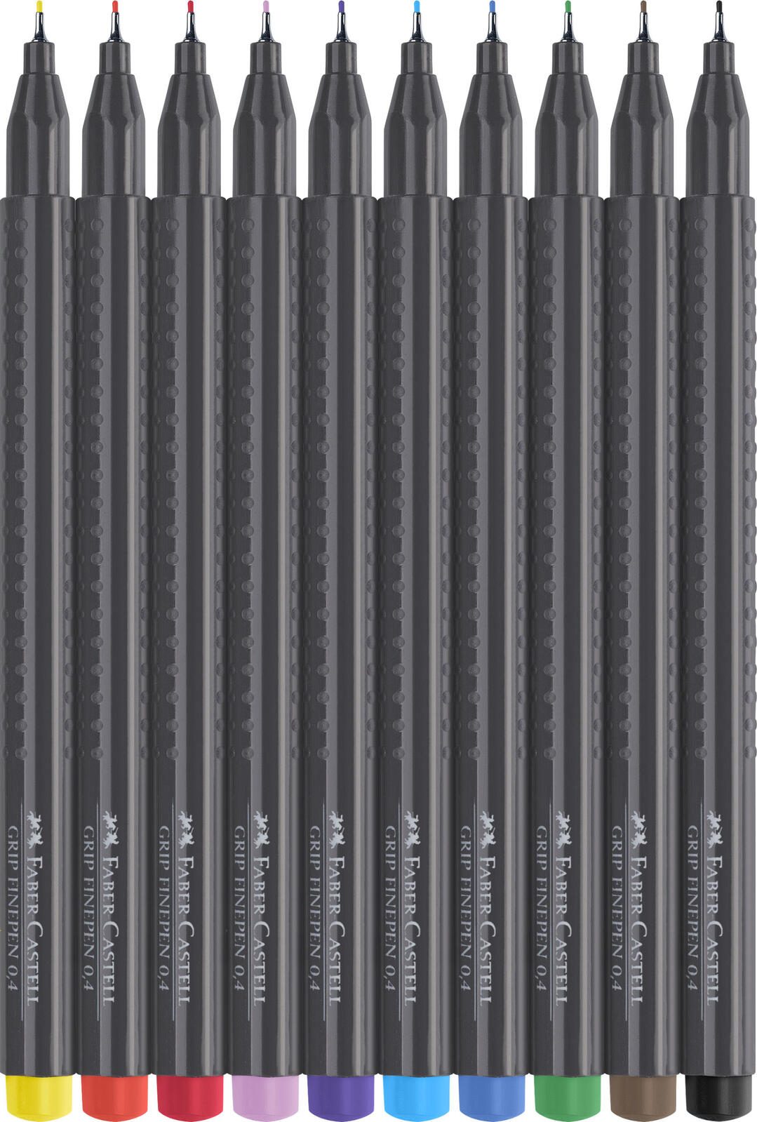 FABER-CASTELL Finepen Grip Fineliner 0.4 mm Mehrfarbig