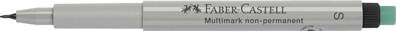 FABER-CASTELL Multimark S non-permanent Folienstift 0.4 mm Schwarz