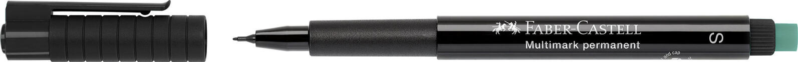 FABER-CASTELL Multimark S permanent Folienstift 0.4 mm Schwarz