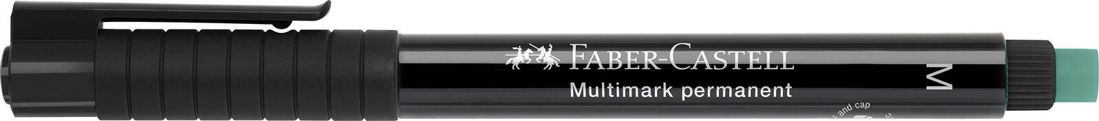 FABER-CASTELL Multimark M permanent Folienstift 1.0 mm Schwarz