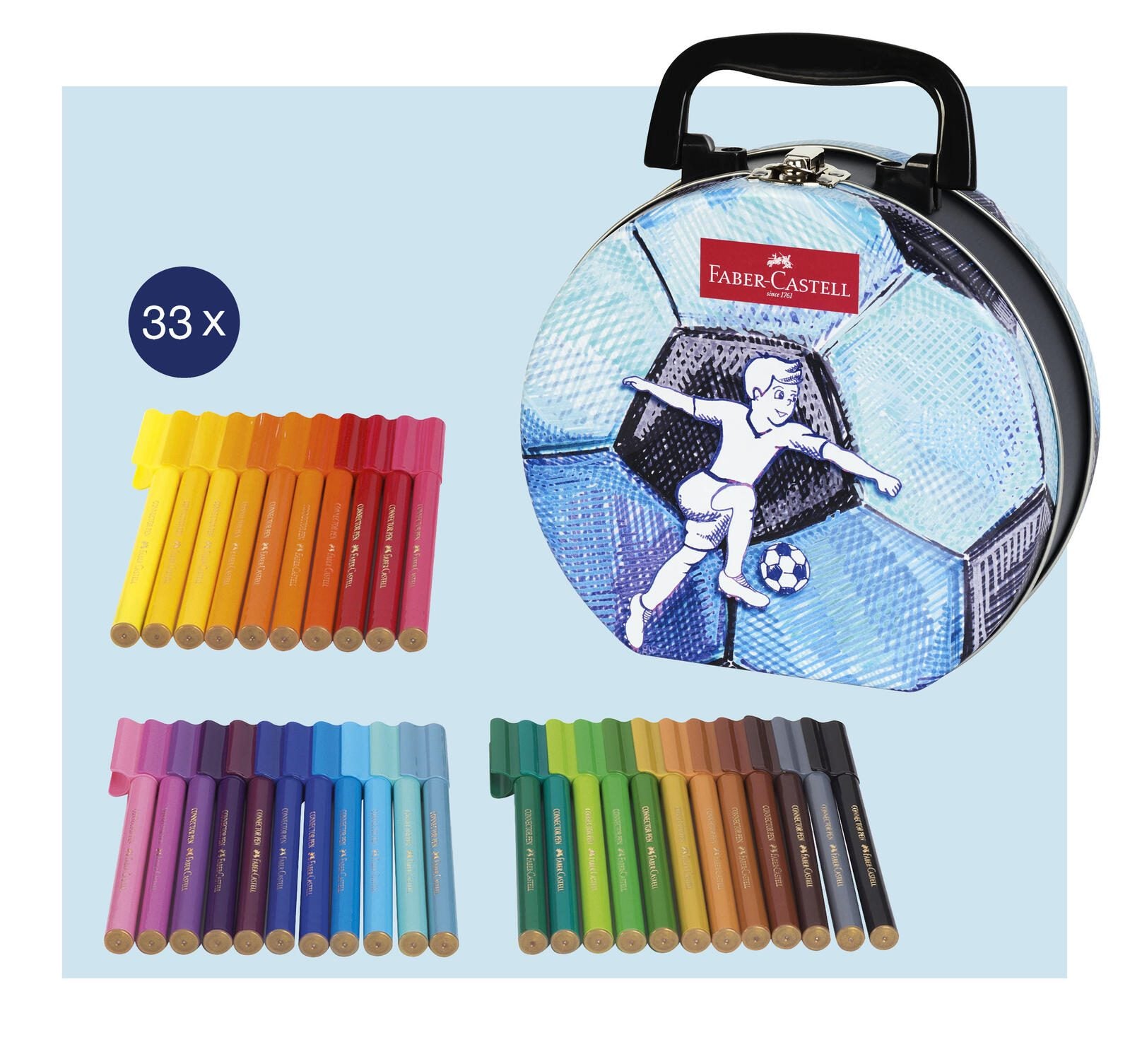 FABER-CASTELL Filzstifte Mehrfarbig 3.0 mm