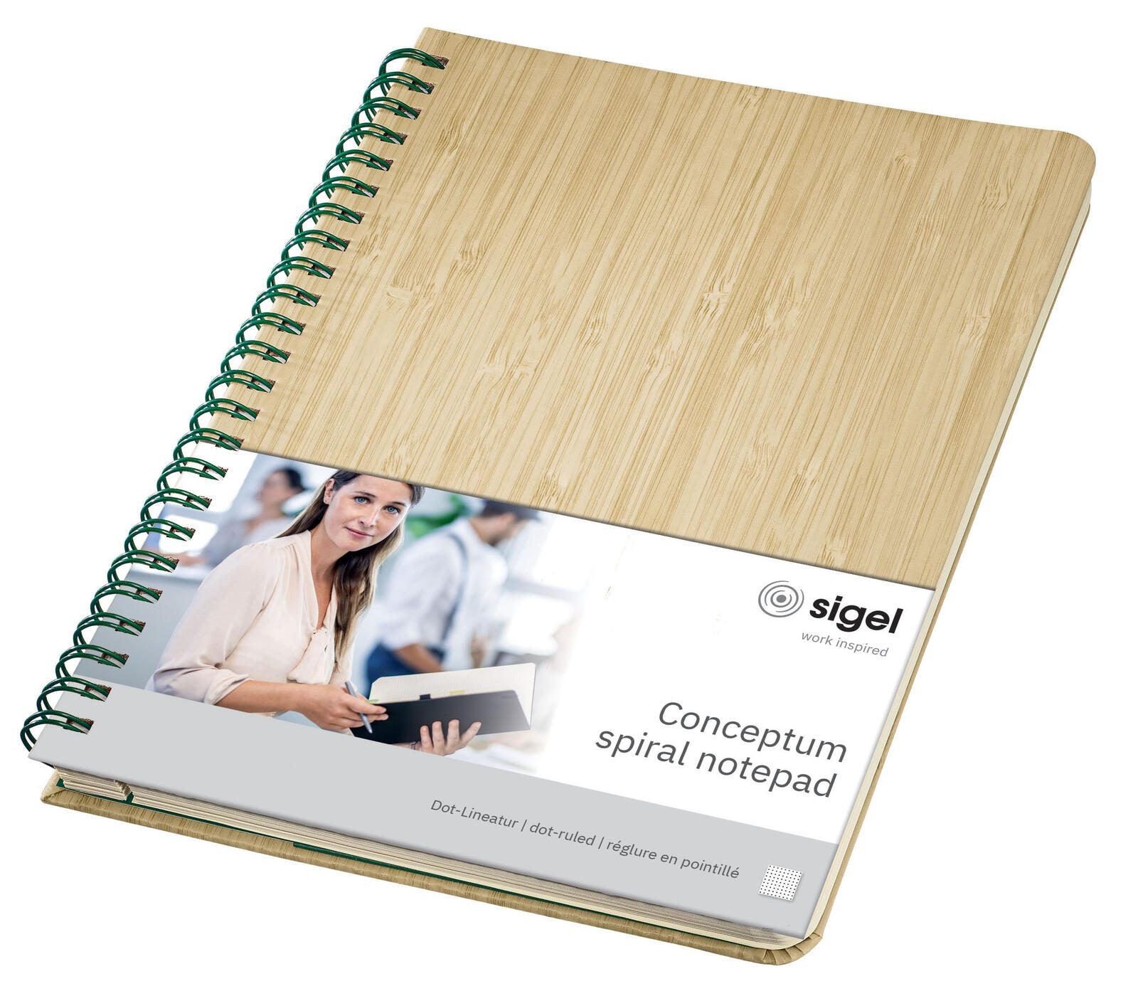 SIGEL Notizbuch ca. DIN A5 punktraster, 160 Seiten