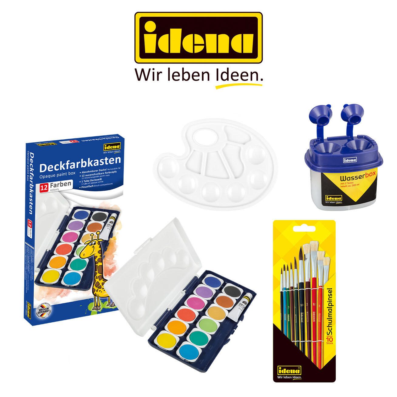 Idena Wassermalset 24-teilig