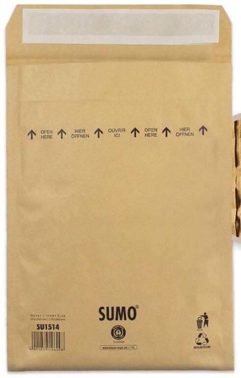 MAILmedia Polstertaschen für DIN B5 braun