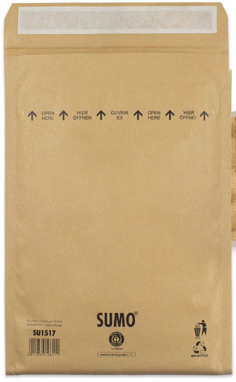 MAILmedia Polstertaschen für DIN C4 braun
