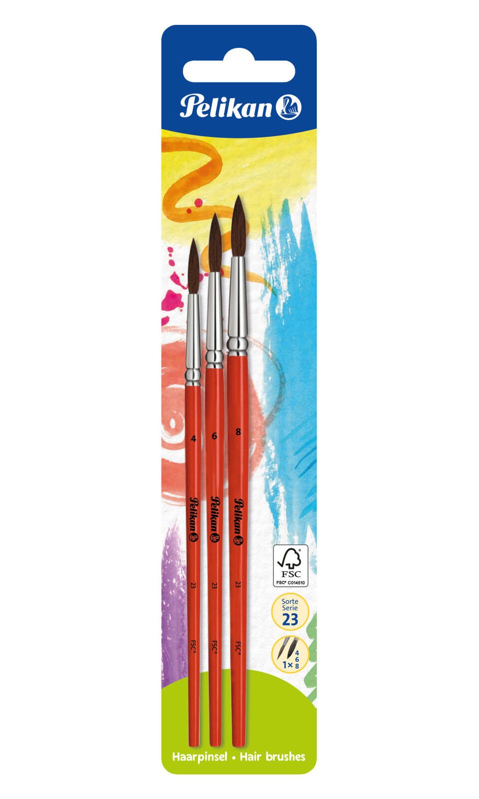 Pelikan Pinsel-Set 3-teilig