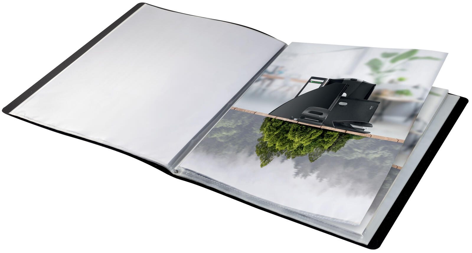 LEITZ Sichtbuch Recycle 4677 DIN A4 schwarz